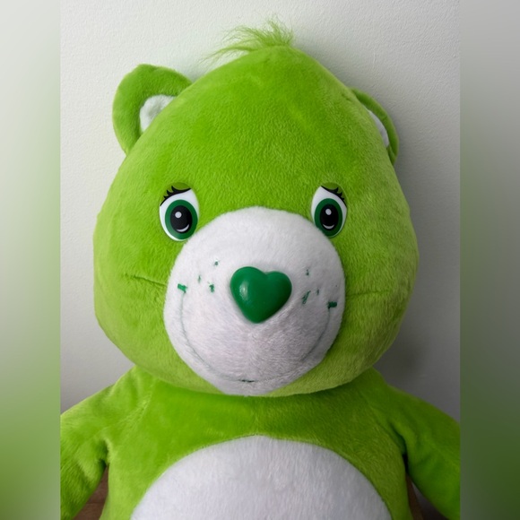 Huge green Good Luck shamrock Care Bears bear - Picture 6 of 11